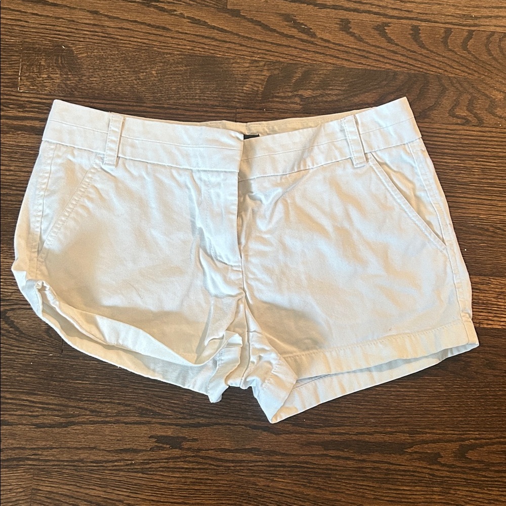 J. Crew Women's Cream Cargo Shorts